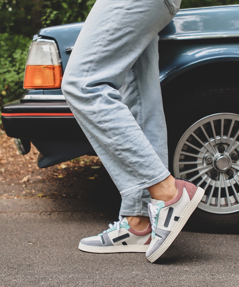 【オーティーエー】サンサホ/パール アクア エッグプラント ナチュラルレザー ヌバックレザー詳細画像7