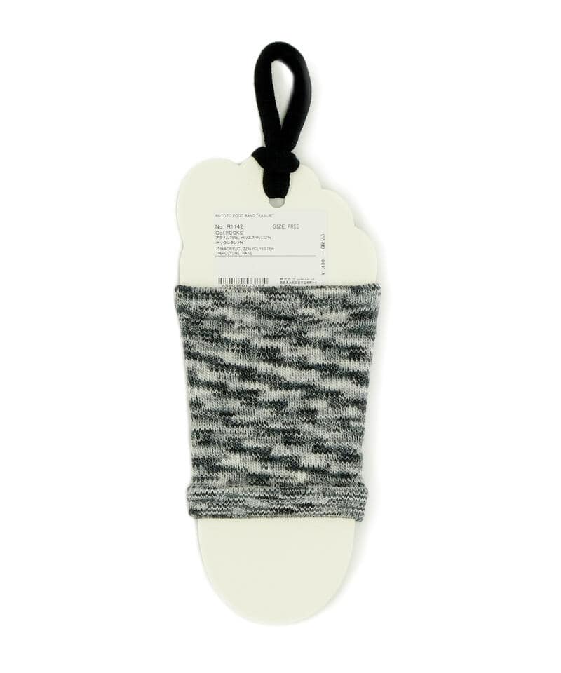 【ロトト】フットバンド カスリ/ロックス アクリル ポリエステル/ソックス詳細画像1