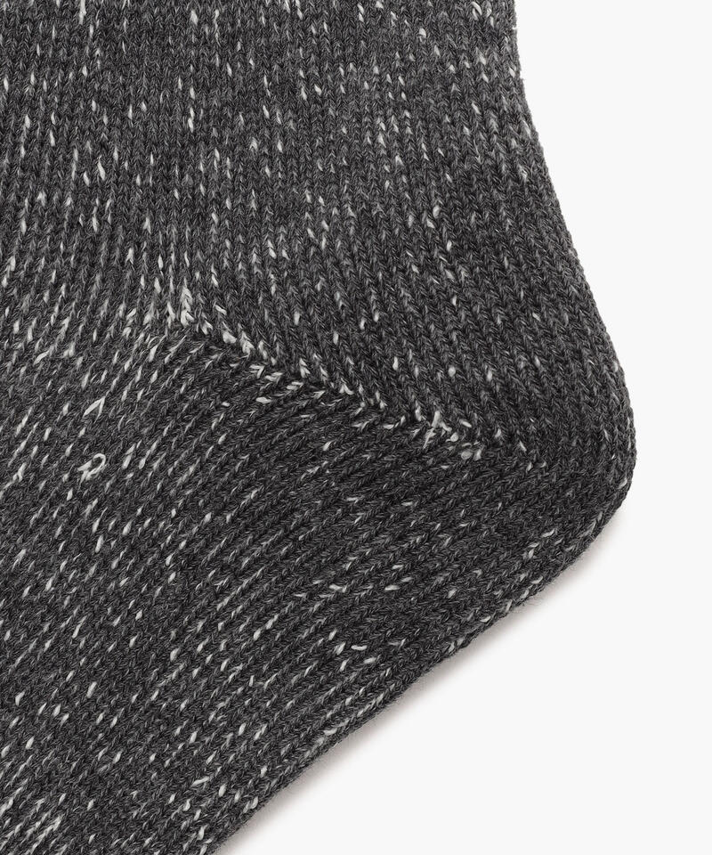 【ロトト】ワシ パイルクルーソックス/ダークグレー コットン/靴下 メンズ レディース/ROTOTO詳細画像4