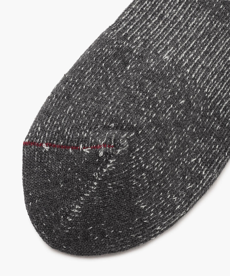 【ロトト】ワシ パイルクルーソックス/ダークグレー コットン/靴下 メンズ レディース/ROTOTO詳細画像5