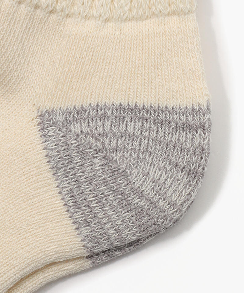 【ロトト】オールドスクール リブ クルー/ネイビー ダークレッド コットン アクリル/ソックス メンズ レディース詳細画像3