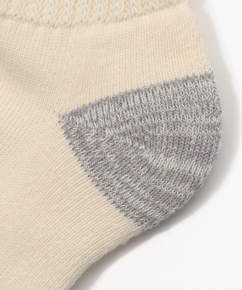 【ロトト】オールドスクール リブ クルー/ブラック コットン アクリル/ソックス メンズ レディース詳細画像3