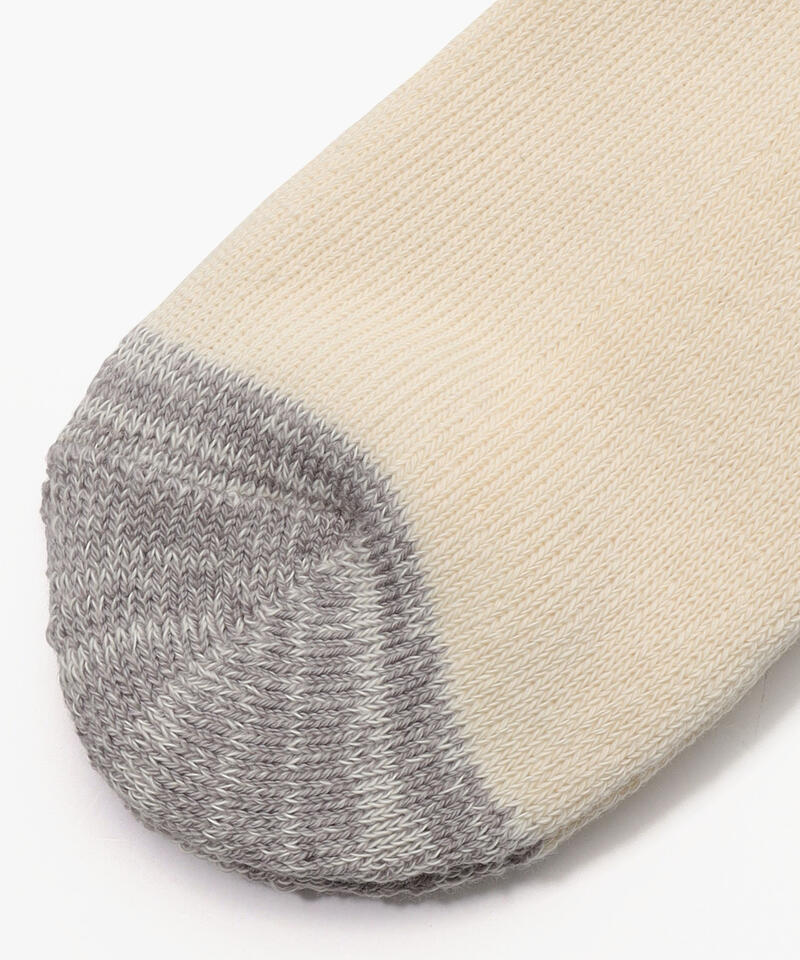 【ロトト】オールドスクール リブ クルー/ブラック コットン アクリル/ソックス メンズ レディース詳細画像4