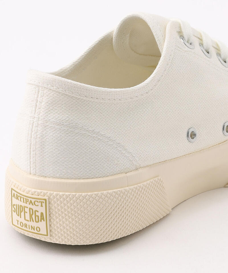 【スペルガ】2432 ワークス ローカット/ホワイト オフホワイト ブロークンツイル/シューズ詳細画像5