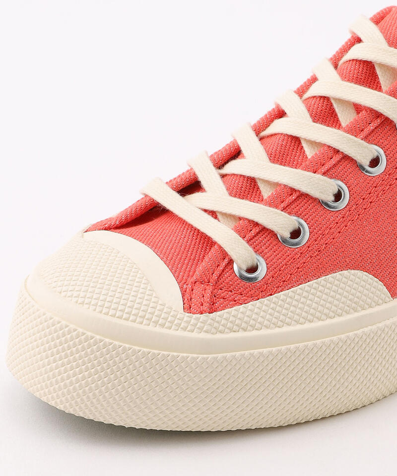 【スペルガ】2432 ワークス ローカット/レッド オフホワイト デニム/シューズ詳細画像4