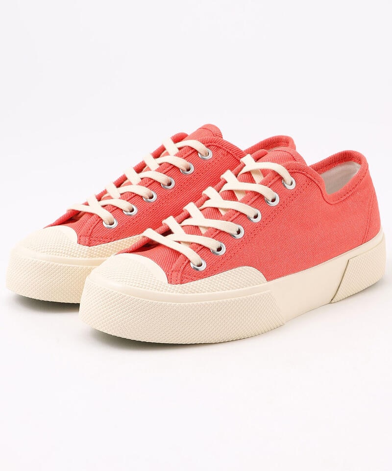 【スペルガ】2432 ワークス ローカット/レッド オフホワイト デニム/シューズ