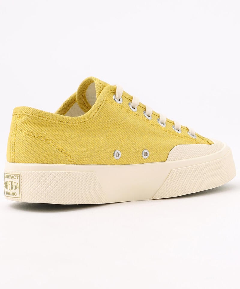 【スペルガ】2432 ワークス ローカット/イエロー オフホワイト デニム/シューズ詳細画像3