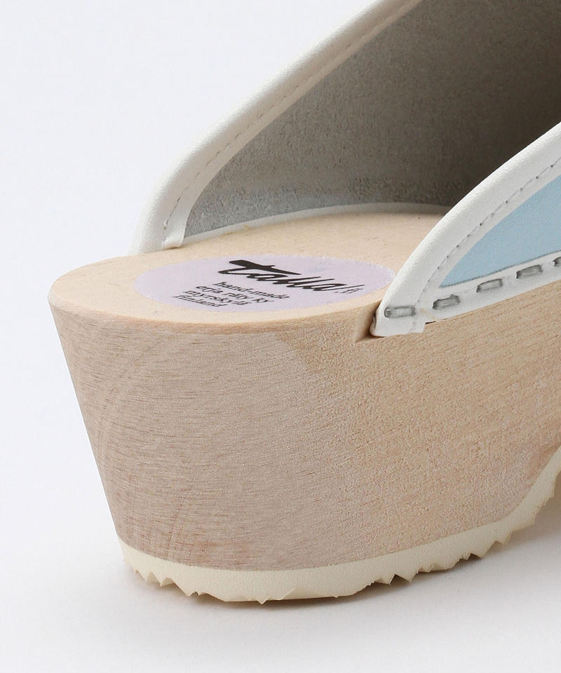 【タッラ】トラディショナルクロッグ/スカイ ナチュラルレザー/サンダル レディース/Talla詳細画像5