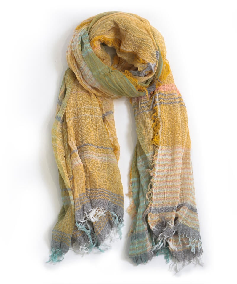 タマキニイメ ルーツショール ビッグ マルチカラー コットン ストール メンズ レディース Tamaki Niime Roots Shawl Big マフラー ストール Benexy ビルケンシュトック Birkenstock通販