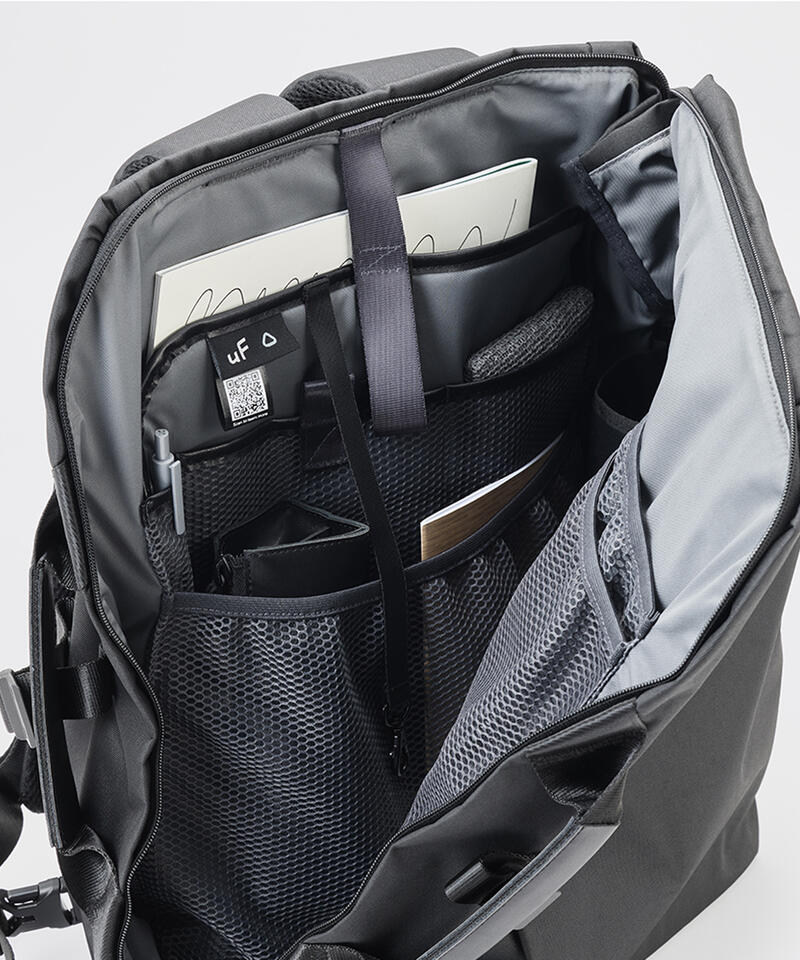 【ユーエフ】ディレクターズバッグ2 L/ブラック ポリエステル/バックパック/uF詳細画像9
