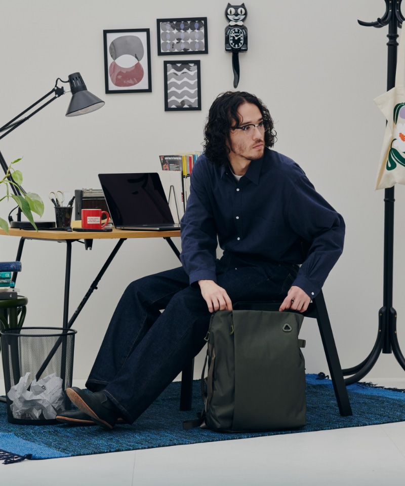 【ユーエフ】ディレクターズバッグ2 L/チャコールグレー ポリエステル/バックパック/uF詳細画像10