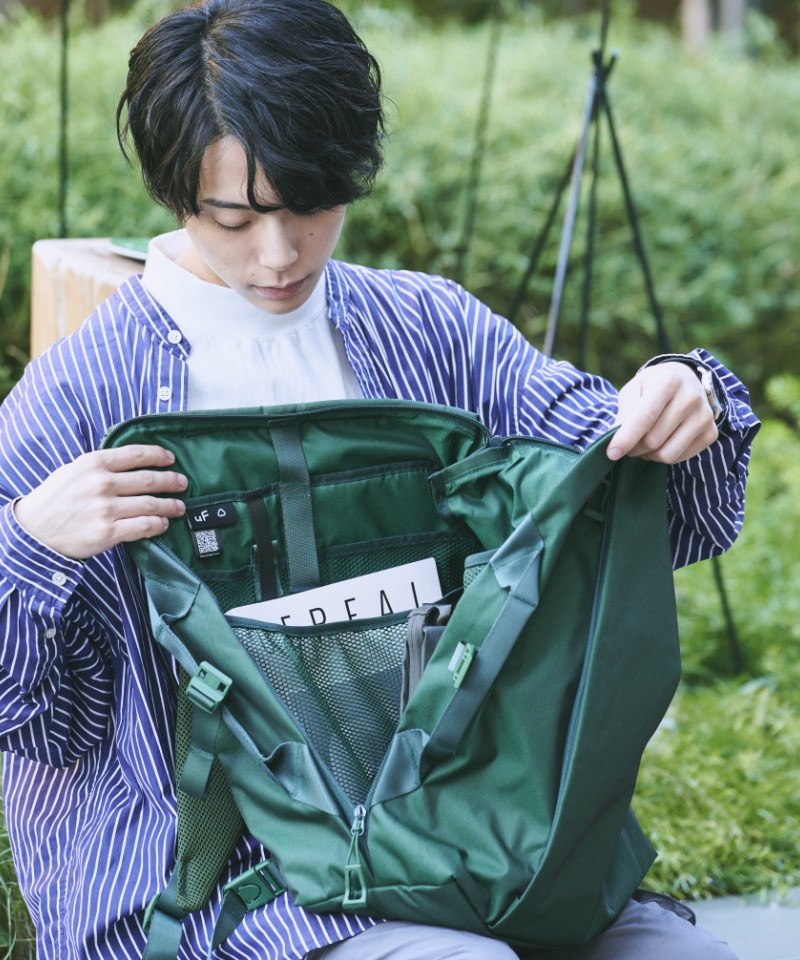【ユーエフ】ディレクターズバッグ2 L/フォレストグリーン ポリエステル/バックパック/uF詳細画像9