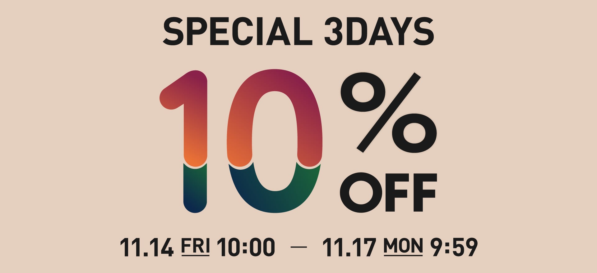 SPECIAL 3DAYS